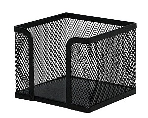 Suport pentru hartie Q-CONNECT KF00878 plasa, metalic, negru, 95x80x95mm