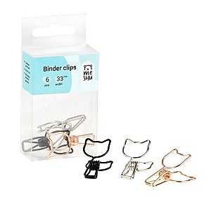 Bindere Meshu 32mm Cute cats 328222, 6 buc.
