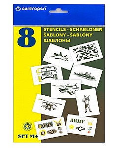 Sablon pentru carioci de suflat Centropen Army