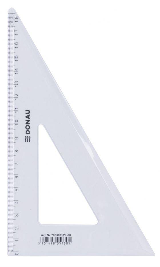 Echer DONAU 7063001PL, 19cm, raza 60, transparent