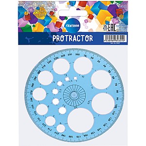 Транспортир 84821, пластиковый