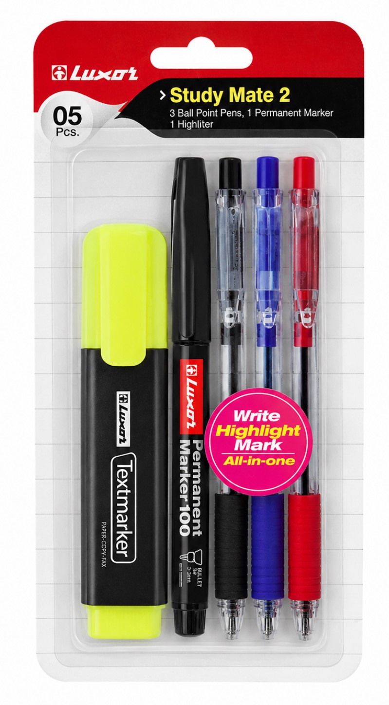 Set instrumente de scris  5 buc. LUXOR Study Mate 2 1342