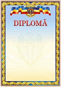 Diploma A4, 007 MD