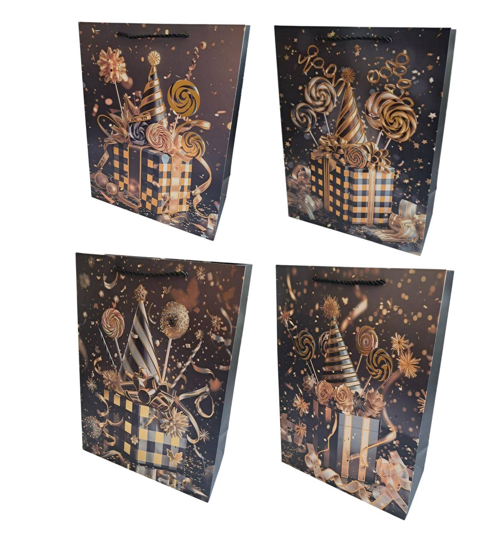 Пакет подарочный 26x32x12см, HH03838