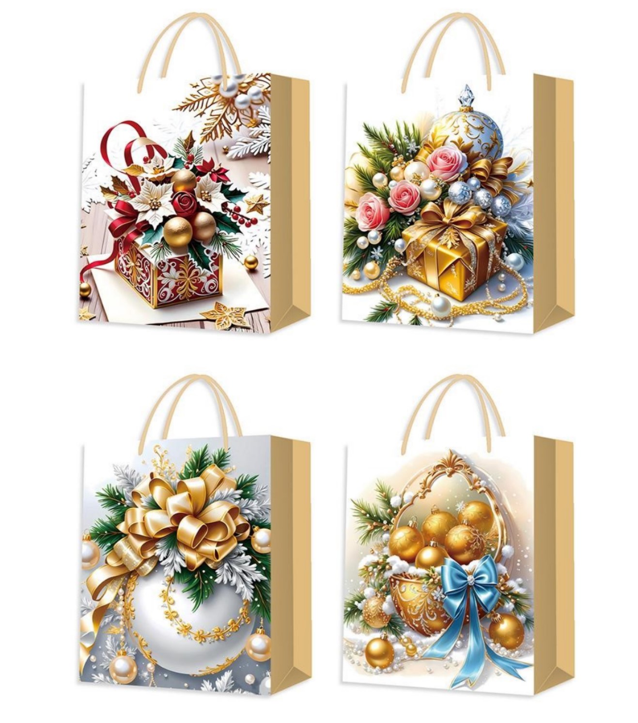 Пакет подарочный 26x32x12см, HH03930