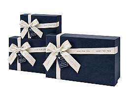 Набор коробок подарочных (3шт) HH04236 темно-синий