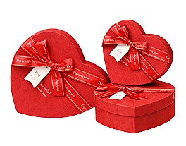 Набор коробок подарочных (3шт) HH04263 красный