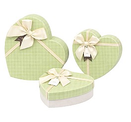 Набор коробок подарочных (3шт) HH04272 зеленый