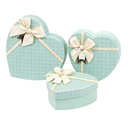 Набор коробок подарочных (3шт) HH04273 бирюзовый