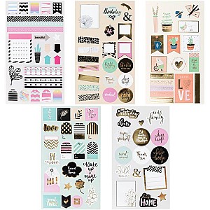 Autocolante Meshu 334397 Golden shine 5buc