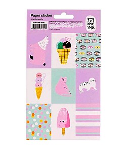 Autocolante Meshu 328487 Purple mood 12x21cm, 9buc