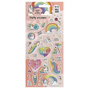 Autocolante Meshu 325532 Unicorn PVC 10x24cm, 35buc