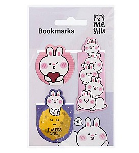 Semne de carte magnetice MESHU Bubble bunny 342174, 3buc