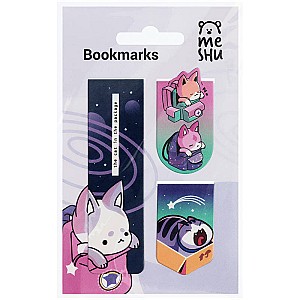 Semne de carte magnetice MESHU Catbox 342168, 3buc