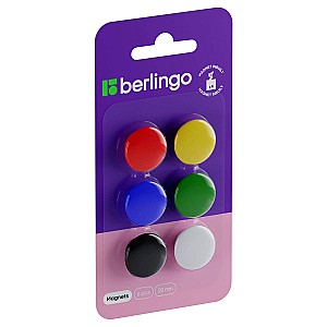 Set magnete Berlingo SMm02010, 2 cm, 6 bucati asortat