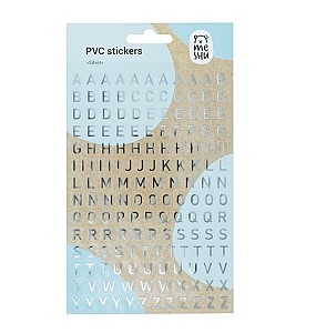 Autocolante Meshu 42760 Silver PVC 10x21cm, 156buc