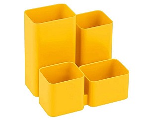 Подставка настольная OP311 Юниор, 4 отделения, оранжевая