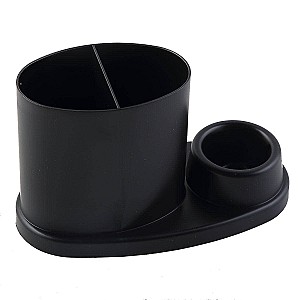 Подставка настольная OP54 Эллипс, пластик, черный