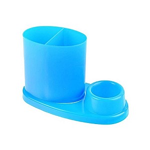 Suport pentru rechizite OP137 Elips, plastic, albastru deschis