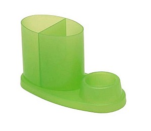 Подставка настольная OP135 Эллипс, пластик, светло-зеленый