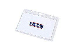 Бэйдж Donau 6,5х10,5см 8343001PL-00 прозрачный