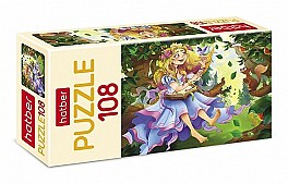 Пазл  108 эл. Hatber Лесная сказка