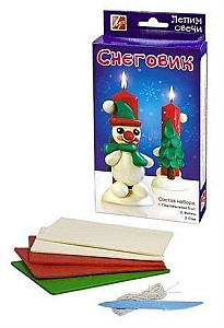 Set de crearea a luminarii, Om de zapada, 24 C 1500-08