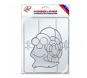 Sablon pentru desen cu vopsea pe sticla Melc, Luci