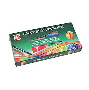 Набор для рисования Нр 7(акварель, флуоресцентные+перламутровые, карандаши)