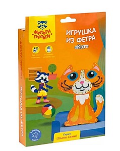 Set de cusut din fetru 19765 Motan