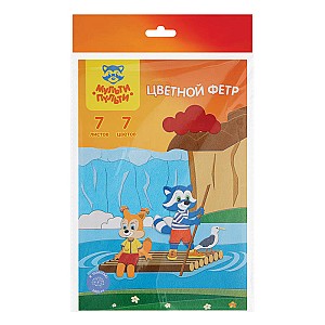 Set fetru color Multi-Pulti 7 foi 7 culori 16848