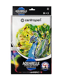 Set de desen cu carioci de acuarela Centropen 9383 Aquarelle