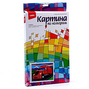 Pictura pe numere Camion 30x21cm