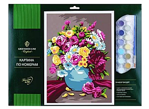 Pictura pe numere Buchet 30x40cm _37954