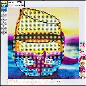 Mozaic cu diamante Centrum 80878 Sea Star 5D 30x30cm