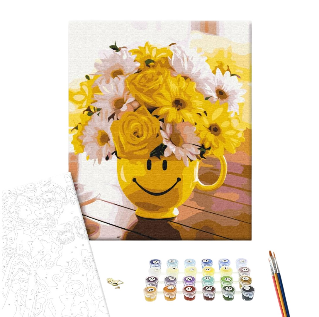 Картина по номерам 40x50см Brushme BS34186 Букетик счастья, без коробки