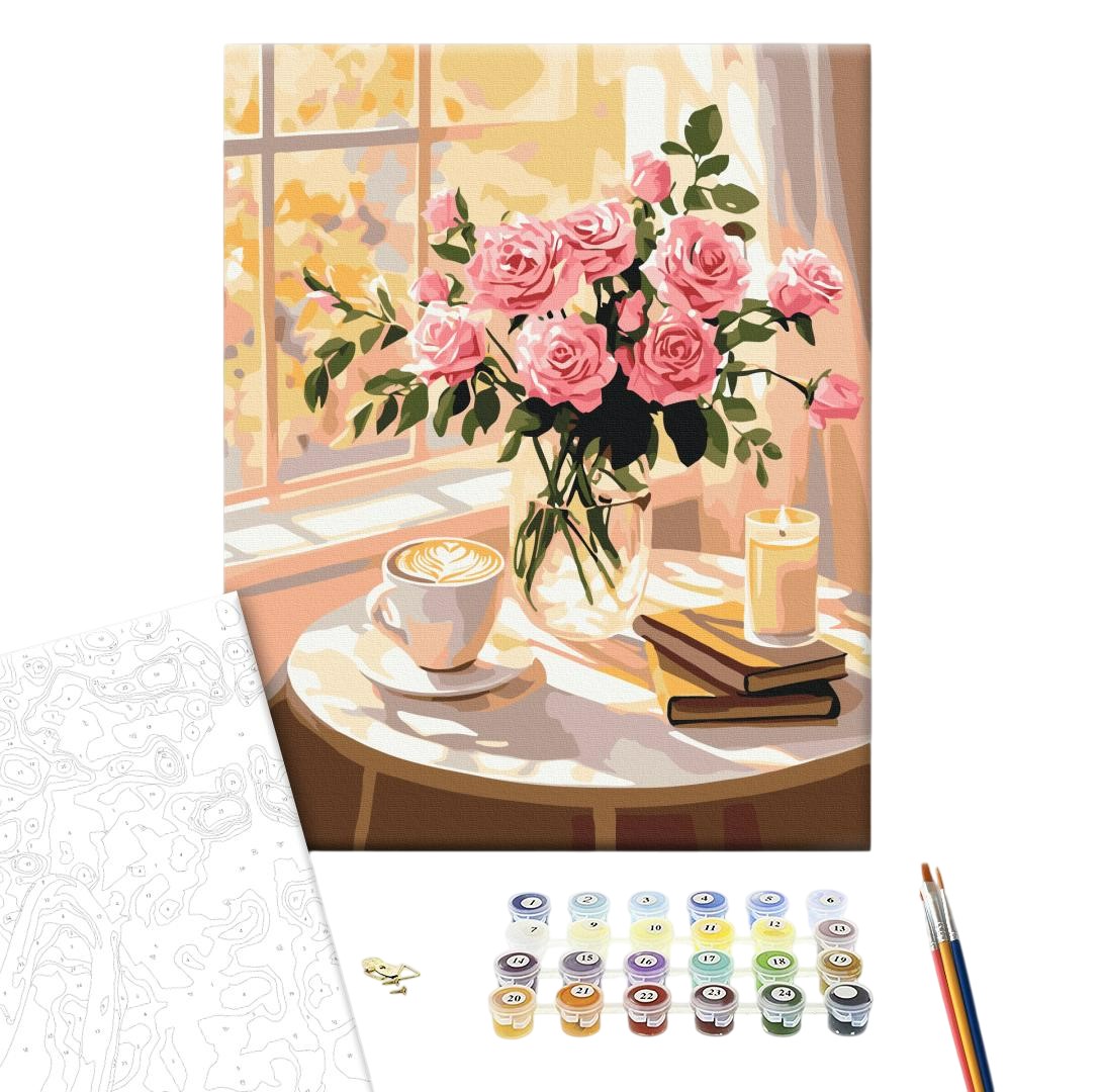 Картина по номерам 40x50см Brushme BS54287 Утренний натюрморт, в коробке