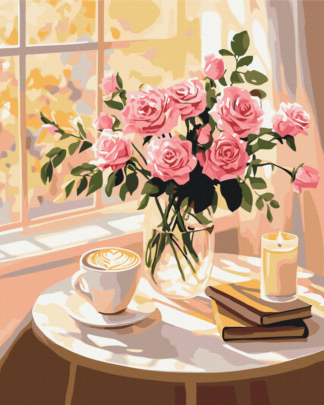 Картина по номерам 40x50см Brushme BS54287 Утренний натюрморт, в коробке