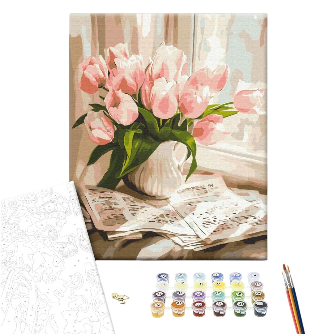 Картина по номерам 40x50см Brushme BS54276 Утро в лучах нежности, в коробке