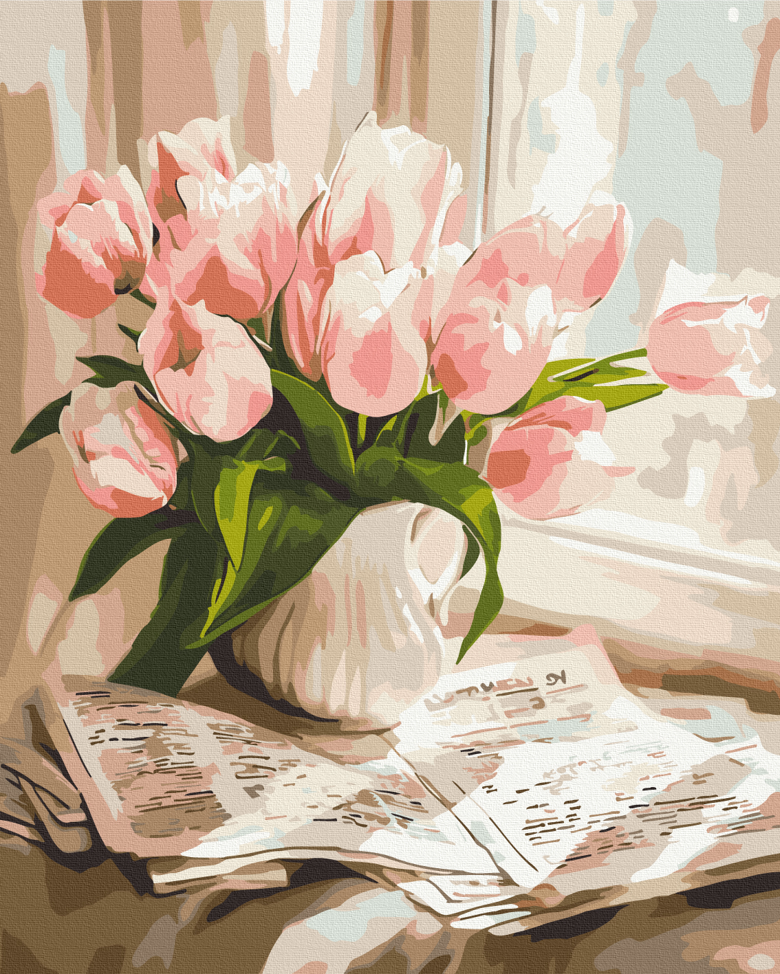 Картина по номерам 40x50см Brushme BS54276 Утро в лучах нежности, в коробке