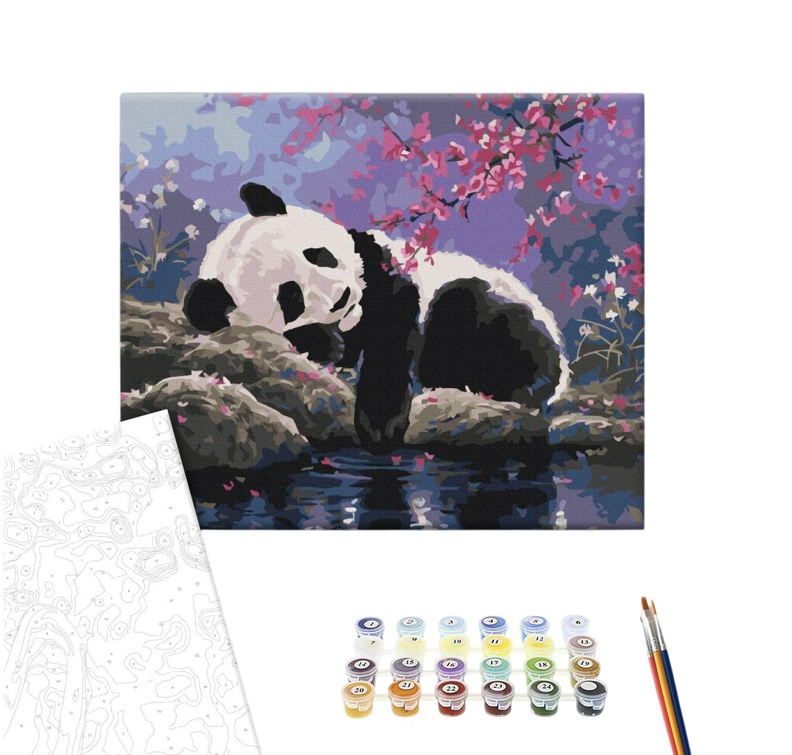 Картина по номерам 40x50см Brushme BS25108 Сладкий сон панды, в коробке