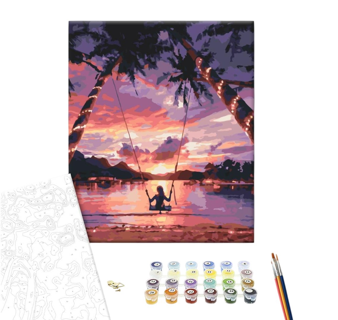 Картина по номерам 40x50см Brushme BS29710 Райское наслаждение, в коробке