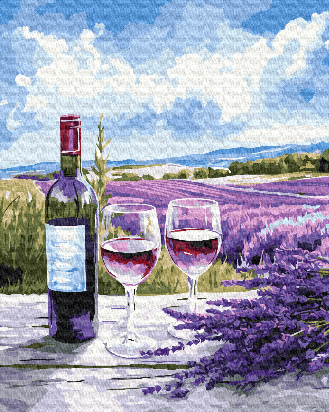 Картина по номерам 40x50см Brushme BS54256 Романтика в Провансе, в коробке