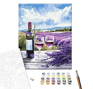 Pictura pe numere 40x50cm Brushme BS54256 Romantism in Provence, fara cutie