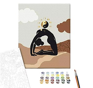 Pictura pe numere 40x50cm Brushme BS53677 Arta armoniei 1, fara cutie