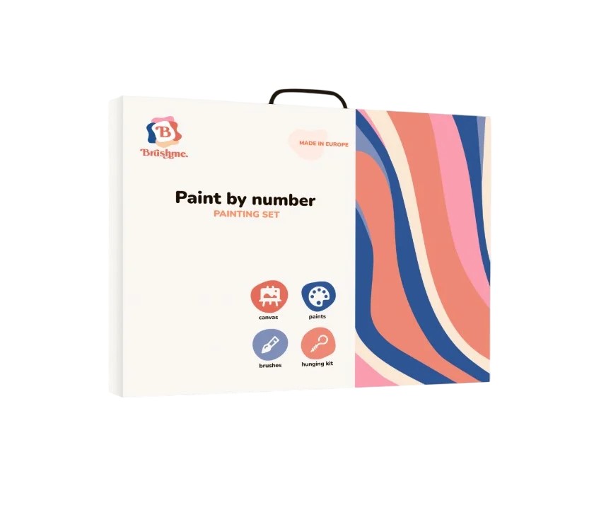 Pictura pe numere 40x50cm Brushme BS54162 Peisaj liric, fara cutie