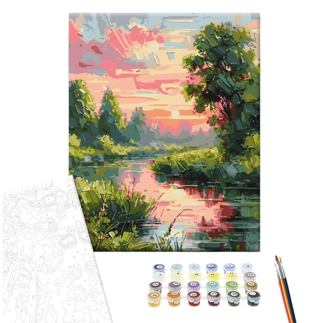 Картина по номерам 40x50см Brushme BS54162 Лиричный пейзаж, в коробке