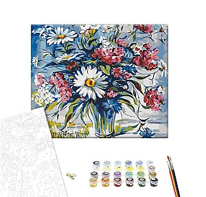 Pictura pe numere 40x50cm Brushme BS53774 Natura moarta pitoreasca, in cutie