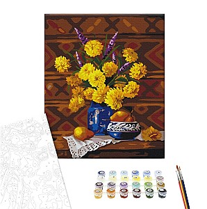 Pictura pe numere 40x50cm Brushme BS53487 Buchet de nectar, in cutie