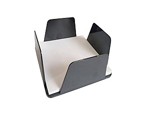 Suport pentru hirtie de notite KIP 9x9x4,5 cm, negru